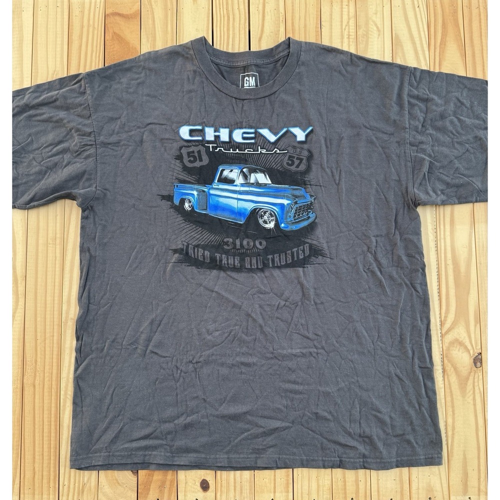 Vintage Y2K JH DESIGN CHEVY TRUCKS MENS T SHIRT SIZE‎ 2XL